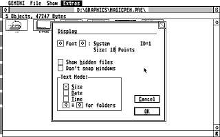 Gemini atari screenshot